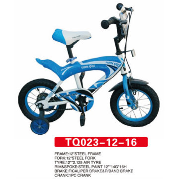 Bicicleta de 12 pulgadas, color azul, modelo nuevo para niños / bicicleta para bebés